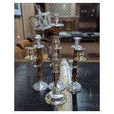 GODINGER CANDELABRA AND CANDLESTICKS