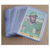 1976 TOPPS BASEBALL CARDS IN TOP LOADERS