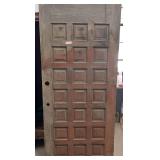 Vintage wood panel exterior door, see pictures for details.