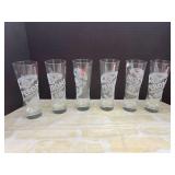 Peroni beer glasses, set of six, see pictures or details.