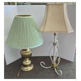 Table lamps, two pieces, see pictures for details.