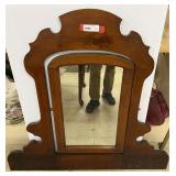 Vintage wood framed flip mirror, see pictures for details.