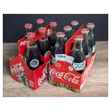 VINTAGE COLLECTIBLE COKE BOTTLES AND CARDBOARD CARRIERS, INCLUDES GEORGIA MOUNTAIN FAIR 50TH ANNIVERSARY AND ATLANTA 1996 CENTENNIAL OLYMPIC STADIUM