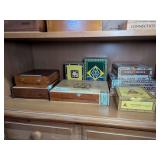 LUXURY CIGAR BOXES IN SHELF AREA MARKED 1378