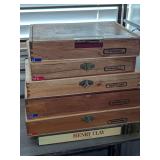 LUXURY CIGAR BOXES IN SHELF AREA MARKED 1310