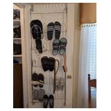 DOOR MOUNT SHOE RACK AND SHOES