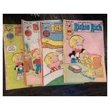 4 VINTAGE "RICHIE RICH" COMICS