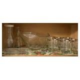 SHELF OF ROCKS GLASSES, GLASS SALAD BOWL & MORE - KITCHEN