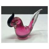 LR… Lovely Murano art glass bird sculpture, see pictures for details.