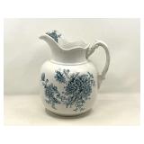 DR…Antique Buffalo Pottery pitcher with floral motif, see pictures for details.