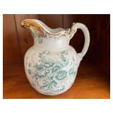 DR… Lovely antique porcelain pitcher with floral motif, believed to be Maddocks Lamberton Works Royal Porcelain, see pictures for details.