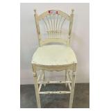 Wheat sheaf bar height chair with distressed look, see pictures for details.