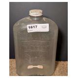 OLD WATER BOTTLE, 2 QUART SIZE