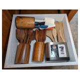 ALL KITCHEN UTENSILS IN BOTTOM DRAWER MARKED 1355