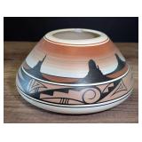 HANDMADE, HAND-PAINTED, AND HAND SIGNED NATIVE AMERICAN POTTERY