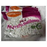 Lot # 0118 set of three bags of mini Marshmallows