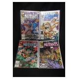 NEW MUTANTS #75 #77 #78 #82 LOT OF 4 COMICS