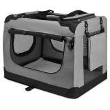 Collapsible Soft Sided Pet Carrier for Dogs and Ca