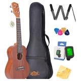 Concert Ukulele with Aquila strings  AAA Mahogany