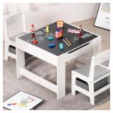 Kids Table and Chair Set  Toddler Wooden Activity