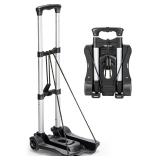 Small Folding Hand Truck Dolly with 2 Wheels  Fold