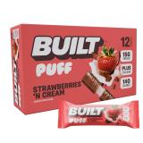 BUILT Protein Bars  Milk Chocolate Strawberry Puff