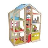 $173 Melissa & Doug Hi-Rise Wooden Dollhouse with