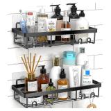 NAYAB Shower Caddy Shelf Organizer Rack  Self Adhe