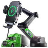 Truck Phone Holder Mount Wireless Charger Heavy Du