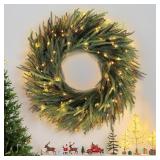 Christmas Norfolk Pine Wreath