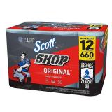 Scott Shop Towels Original 55 sheets/roll  12 roll