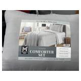 4pc Comforter Set Gray