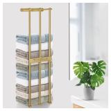 Towel Rack Wall Mounted  LAFEALO Gold Towel Rack f