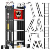 $180 Bryner Ladder 7 in 1 Multi-Purpose Ladder Alu