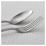 20-Piece Matte Stainless Steel Flatware Set - Dish