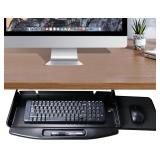 Keyboard Tray Under Desk  Pull Out Keyboard with H