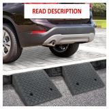 $268 1 PCS Rubber Curb Ramps 19.6" 19.6" 6"  Porta