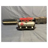 Metal Vintage Train Cars - Santa Fe Middle States