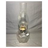 Lamplight Farms Glass Oil Lamp with Chimney 14.5"