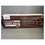 Kibaga Wall - Mounted Coat Rack Brown  XL  NIB