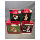 4- Hallmark Keepsake Ornaments with boxes