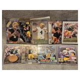 Brett Favre Lot of 9 Football Cards