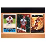 3 Card lot 49ers and Cheifs Players RARE INSERTS