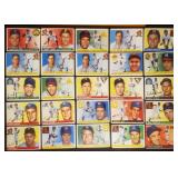 1955 Topps Baseball Starter Set 25 cards 9-172