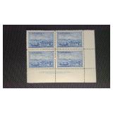 Canada Stamp 313 MNH Stagecoach & Plane 7¢ Block