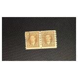 Canada Stamp #239 King George VI 1937 2¢ Coil Pair