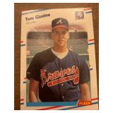 1988 FLEER TOM GLAVINE ROOKIE