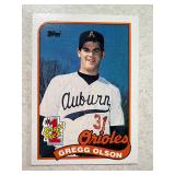 ROOKIE CARD 1989 TOPPS GREGG OLSON