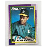 1990 TOPPS HOF RICKEY HENDERSON CARD