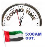 UAE, DUBAI - AUCTION CLOSING TIME - 5:00AM (01-25